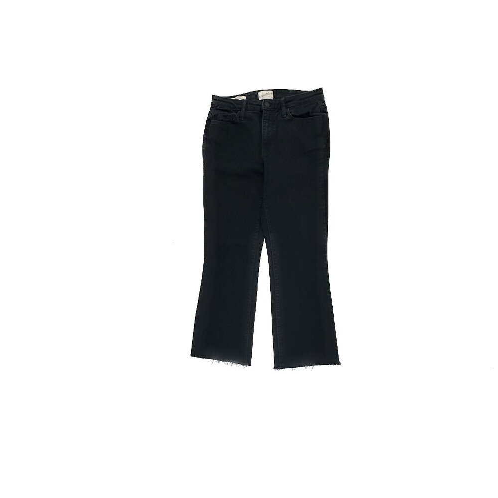 Universal Thread Ankle‎ Bootcut Raw Hem Women's sie 4 Black Denim Jeans